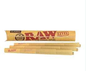 Raw Classic | Cones | Level | 3.3in | Spiral Tip | 6pk