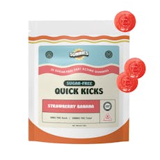 SM Sunnies Sugar Free Strawberry Banana Gummies 100mg $15