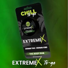 CHILL MEDICATED | CHILL TO GO | EXTREME X | BALMS & CREAMS | 250MG THC : 250MG CBD | REC