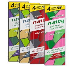 Natty Rose Petal Hemp Wraps