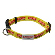 Social Cannabis Dog Collar Medium