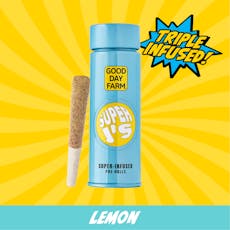 GDF: Infused Pre-Roll Pack | Lemon x Jokerz | Super J's | 0.5g | 5pk