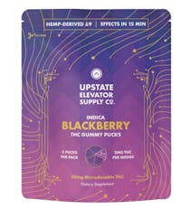 UES -Blackberry Indica Gummies 10mg 5pck