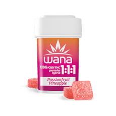 Wana Gummies - Passionfruit Pineapple CBG 1:1:1 100mg