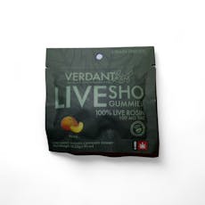 Verdant Leaf | Strain Specific Live Rosin SINGLE Gummy | Indica | Lemon | Hash Burger