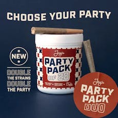 Jay's DUO Party Pack | Grape Sundae & Strawberry Glue | 0.5g 28pk