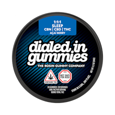 Acai Berry 1:1:1 (THC/CBD/CBN) - Rosin Gummies - 100MG