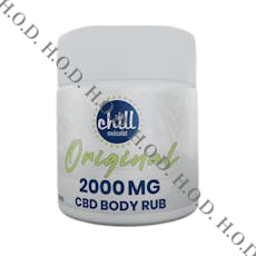 Chill Medicated CBD Body Rub 2000mg