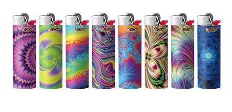 BiC Psychedelic Maxi Pocket Lighter