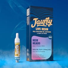 Jaunty | Heir Headz | Indica | Live Resin | Vape Cart | 1G