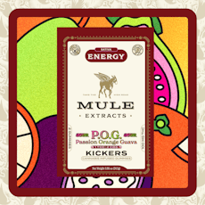 Mule Extracts | Passion Orange Guava | 1:2 THC:CBG | Gummies | 2pk | 100mg