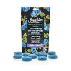 Smokiez Sour Blue Raspberry 100mg