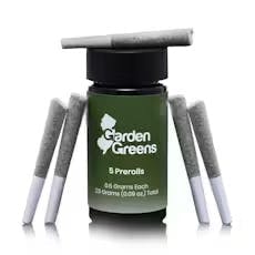 Garden Greens | Triple OG | 5Pk Pre-rolls (2.5g)