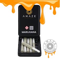 Amaze: Rosin Infused Pre-Roll Pack | Glitter Bomb | 0.5g ea | 6pk