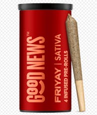 Friyay | Good News | Infused Prerolls | 0.5g/5pk