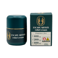 Escape Artists | Fragrance Free Relief Cream | 2oz