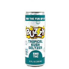 Buzzy | Tropical Kush Seltzer + CBD | 5mg