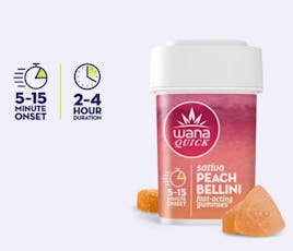 Peach Bellini Quick Gummies | 100mg