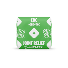 Cheeba Chews | Joint Relief (THC:CBD:CBC) Salted Caramel Taffy | 20 Pack (100mg)