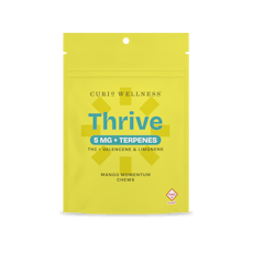 Curio Thrive | Mango Momentum | Chews | 20 Pack | 100mg