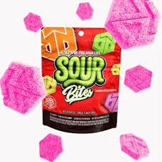 Bango Sour Bites | Peach | (10pk) THC Vegan Gummies