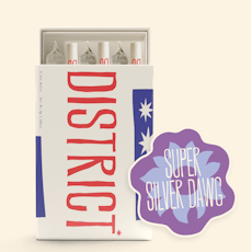 District Cannabis | Super Silver Dawg | Pre-Rolls 3g 5pk