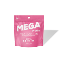 Gron Mega Pearls 2pk/100mg- Strawberry Lemonade 1:1 (CBC:THC)