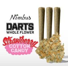 Strawberry Cotton Candy Pre Rolls .5g/3pk