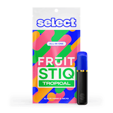 SELECT - ESSENTIALS FRUIT STIQ - DISPOSABLE DISTILLATE - 1G - MELLOW MANGO - INDICA