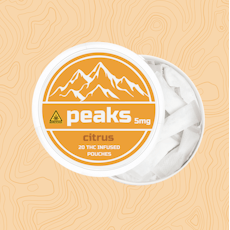 Peaks Pouches | Citrus | 20pk | 100mg