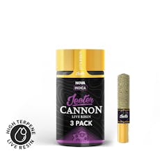 Jeeter - Live Resin Infused Cannon 3pk - Nova (I) (1.5g)