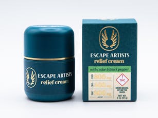 Escape Artists | Relief Cream 2:1:2 | Cedar & Black Pepper 2oz