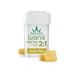 Wana - 100mgTHC:200mgCBD Gummies - Yuzu