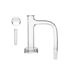 10mm 90° Quartz Control Tower Banger Set
