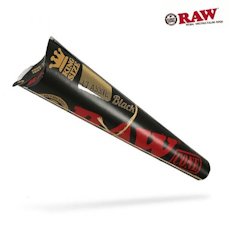 RAW | BLACK KING SIZE CONES | 3PK
