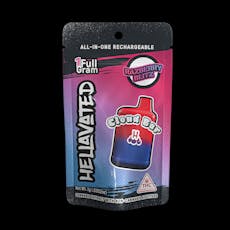 Razberry Blitz AIO Cloud Bar Disposable 1g