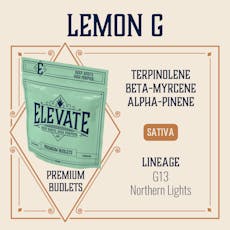ELEVATE - BUDLETS - 7G - LEMON G - SATIVA