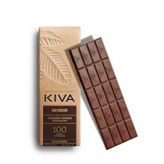Dark Chocolate (20pk) | Chocolate Bar | KIVA | 100mg