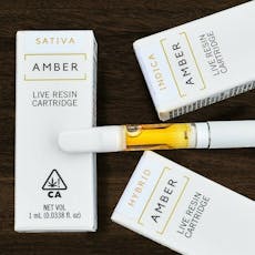 Amber - Gorilla Grapes (Hybrid) Cured Resin Cartridge 1g