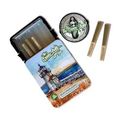 THE GREEN LADY | BEACHWALKERS | LIVE RESIN INFUSED PRE-ROLLS | ORANGE CREAM FLOWER x PLATINUM GMO RESIN | 2.5G(5PK)