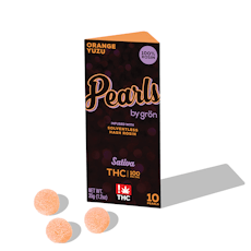 Gron Hash Rosin 100mg Pearls Orange Yuzu Sativa