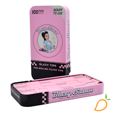 100pk Raw Prerolled Tips Tin