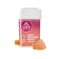 Orchard Peach Quick Chews - 10mg 10ct - Wana