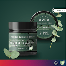 Tea Tree Eucalyptus Cream - CBD:THC:CGB:CBN - 3oz