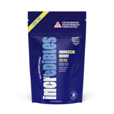 Incredibles Bites | Snoozzzeberry (5:1 | THC:CBN) | 10mg Dark Chocolatey Blueberry Crispies