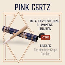 ELEVATE - PREROLL - 1G - PINK CERTZ - HYBRID