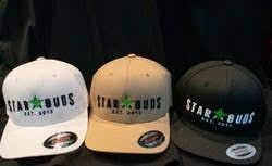 Star Buds Snapback Hat - White