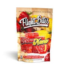 Flight Bites | Strawnana Rosin Gummies 100mg