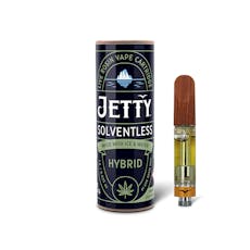 Jetty Rosin Cart 1g Hybrid; Project WLG