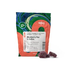 MFNY Live Resin Gummies 10pk - Blueberry Raz x Zativa